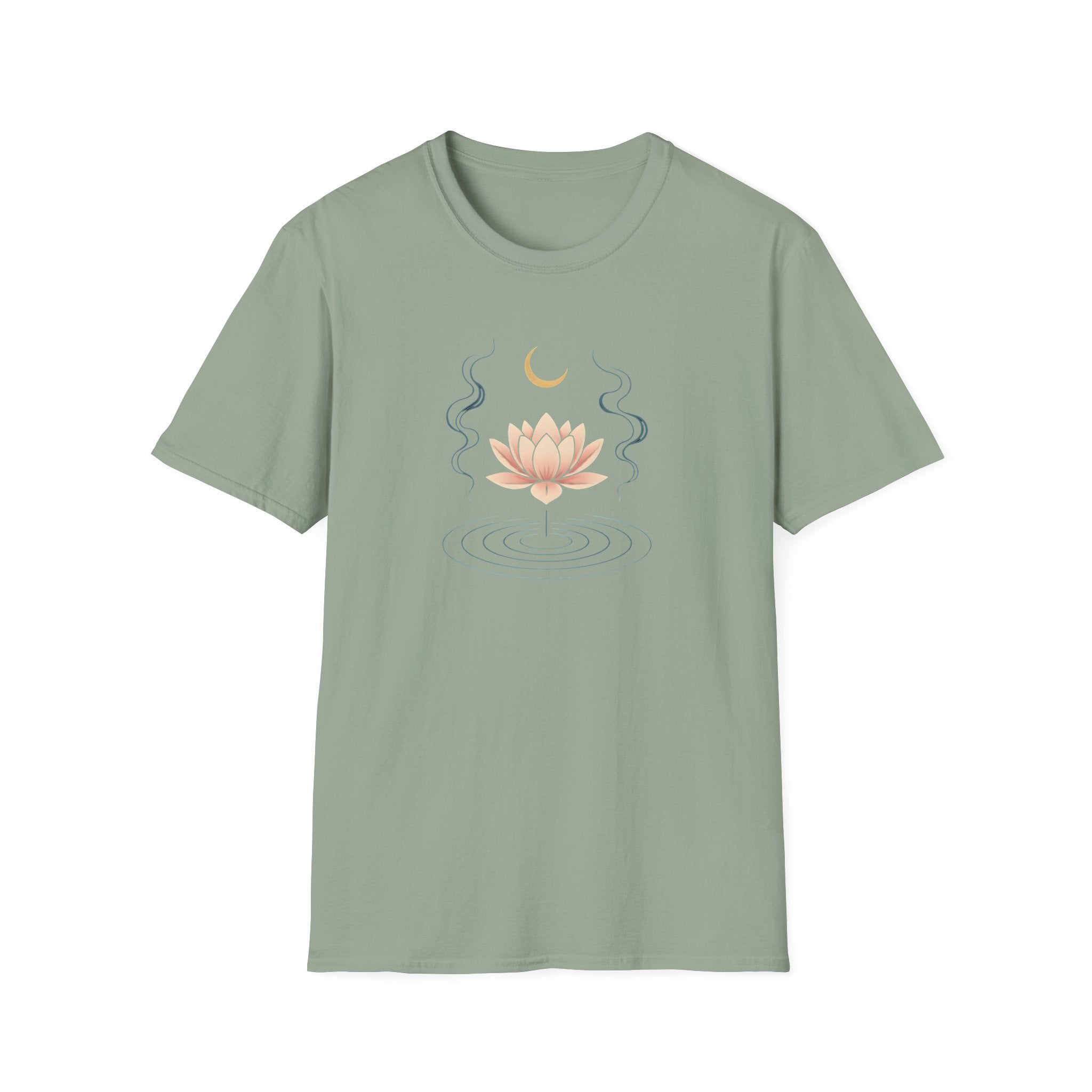 Moonlit Lotus Meditation T-Shirt