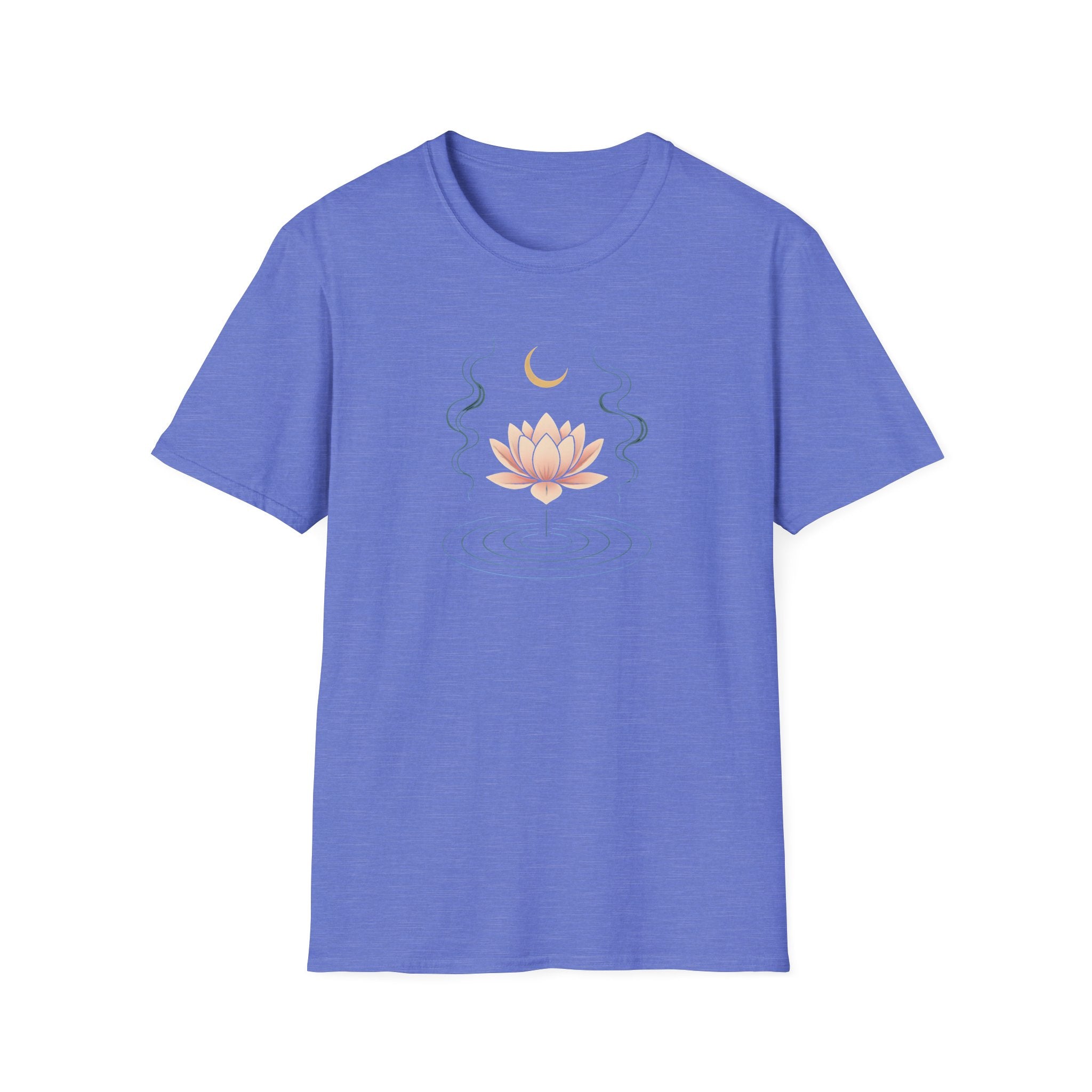 Moonlit Lotus Meditation T-Shirt