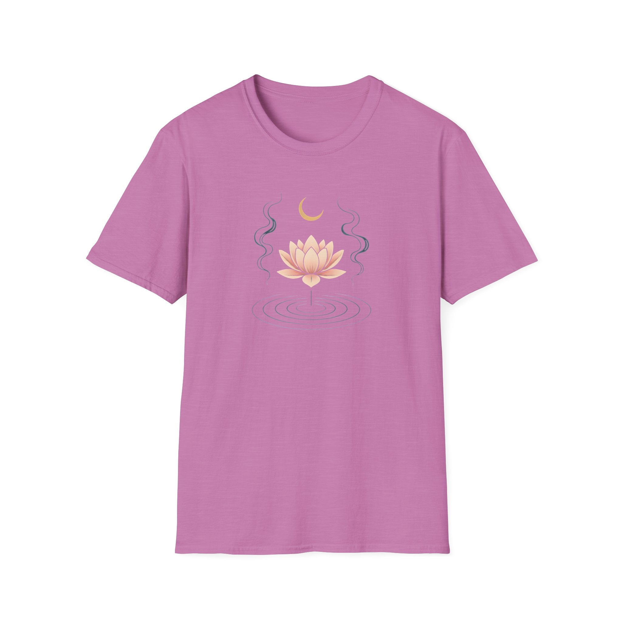 Moonlit Lotus Meditation T-Shirt
