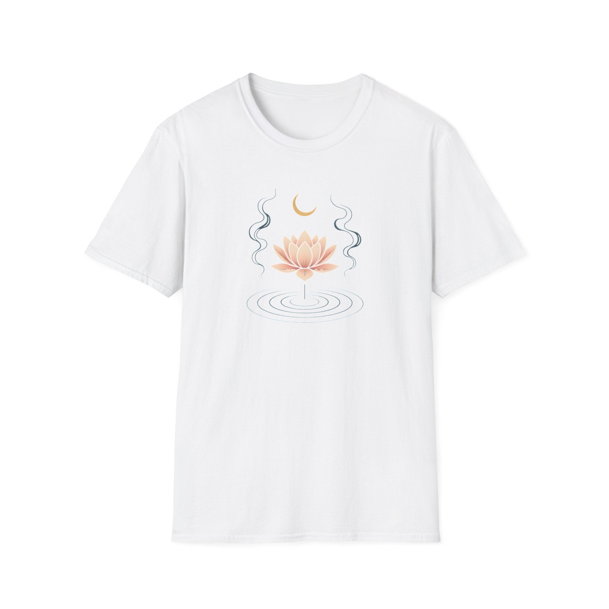 Moonlit Lotus Meditation T-Shirt