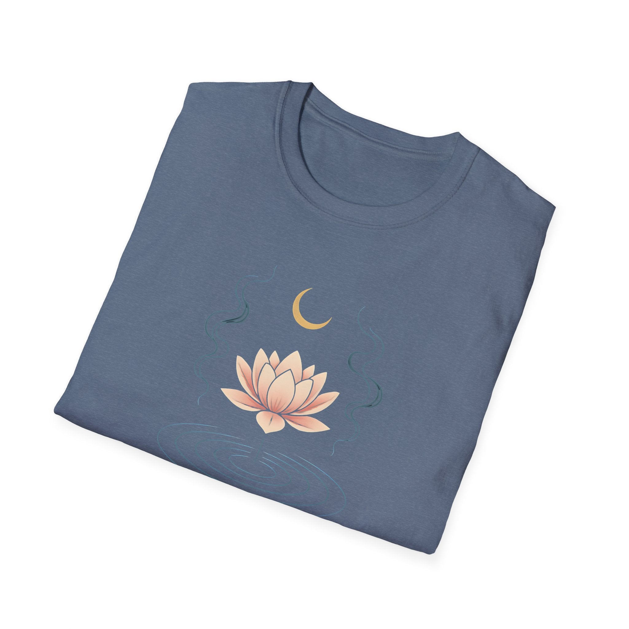 Moonlit Lotus Meditation T-Shirt
