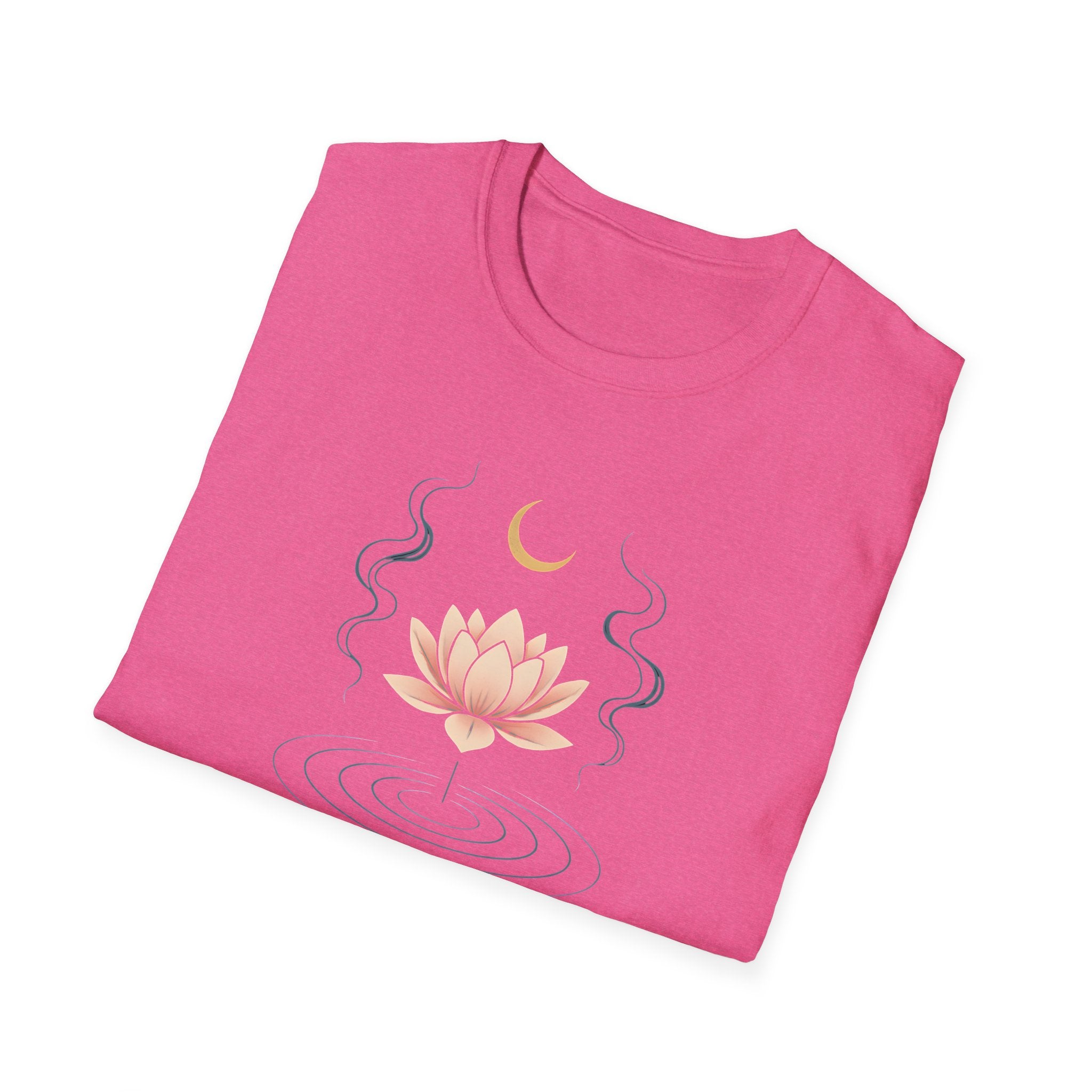 Moonlit Lotus Meditation T-Shirt