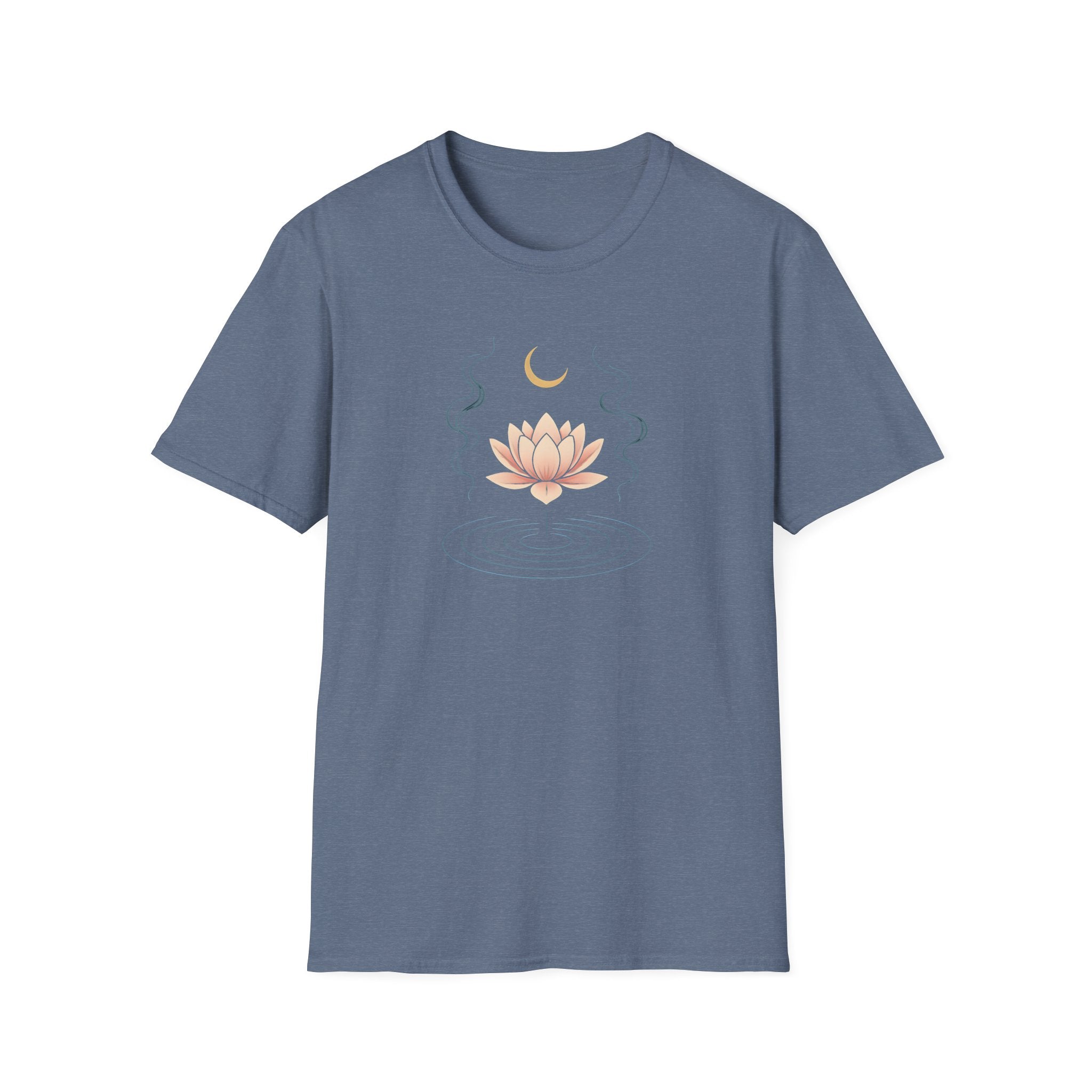Moonlit Lotus Meditation T-Shirt
