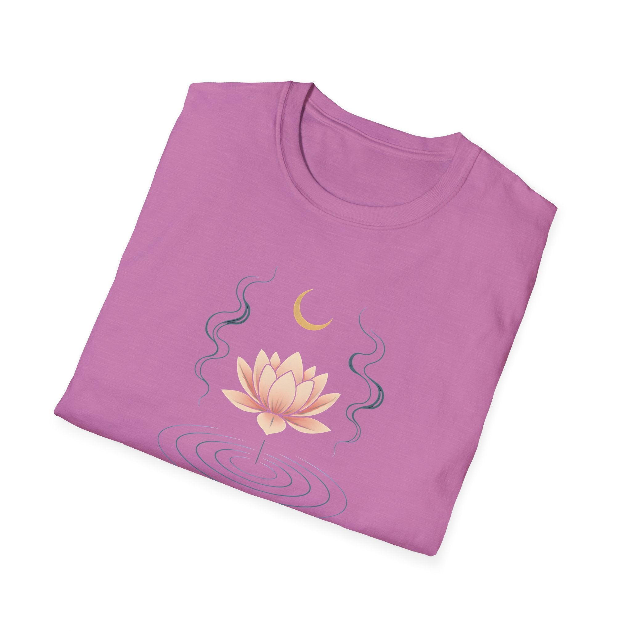 Moonlit Lotus Meditation T-Shirt