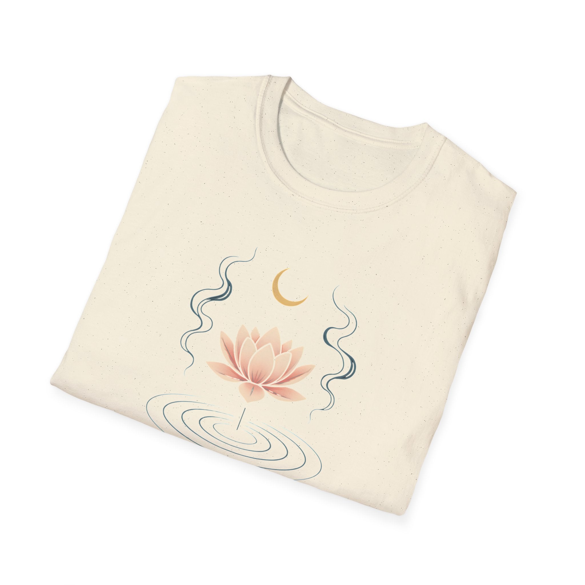 Moonlit Lotus Meditation T-Shirt